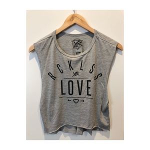 Grey Young & Reckless Muscle tank